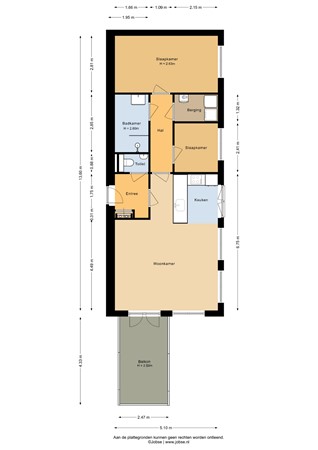 Floorplan - Schansplein 2, 3751 BS Bunschoten-Spakenburg